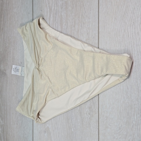 NWOT L Space Women Anthropologie Bitsy Cut Swim bottom Sz XS - Picture 1 of 7
